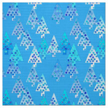 Modern blomma Julgranar - blått himlar