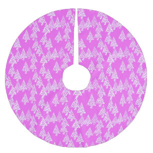 Modern blomma Julgranar - orchid rosa Julgransmatta Borstad Polyester