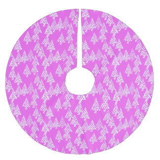 Modern blomma Julgranar - orchid rosa Julgransmatta Borstad Polyester