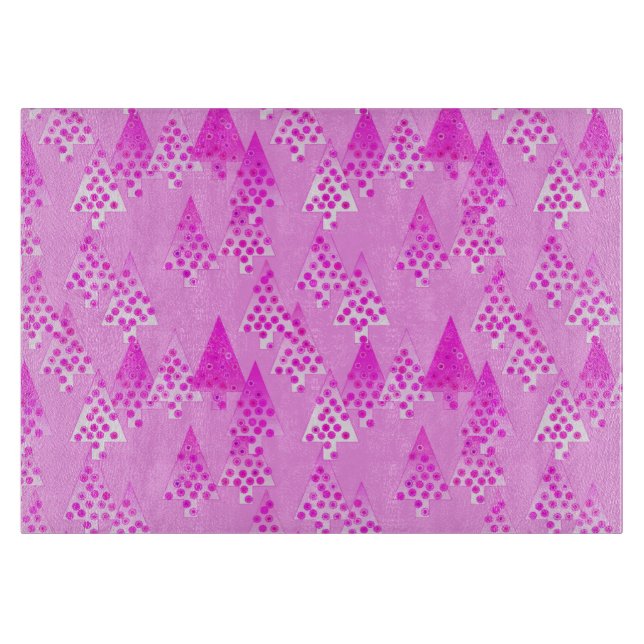 Modern blomma Julgranar - orkidé och violett (Framsidan)