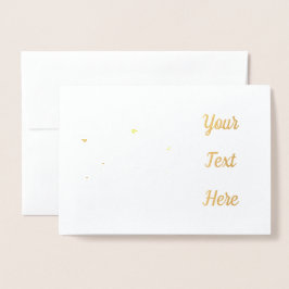 Modern Blommar Abstrakt Folierat Kort