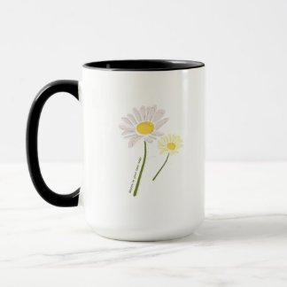 Modern "Blommar på sitt eget sätt" Mugg