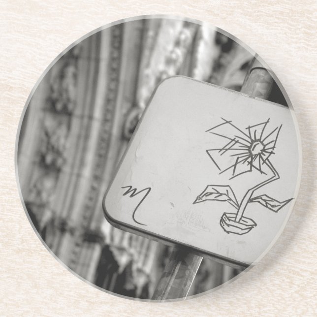 Modern blommarkustfartyg underlägg sandsten (Framsidan)