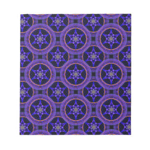 Modern Blommig Boho Elegant Abstrakt Mönster #505 Anteckningsblock