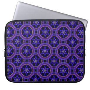 Modern Blommig Boho Elegant Abstrakt Mönster #505 Laptop Fodral