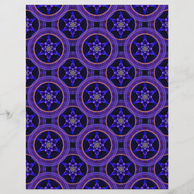 Modern Blommig Boho Elegant Abstrakt Mönster #505 Reklamblad (Framsidan)