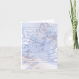 Modern Blommig Brevpapper Notkort Stationära Utens Kort