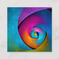 Modern Blommigt Abstrakt Art Rosa Blue Mönster #17