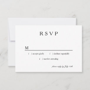 Modern Blommigt Ampersand Plum Rosa Peach & Black OSA Kort