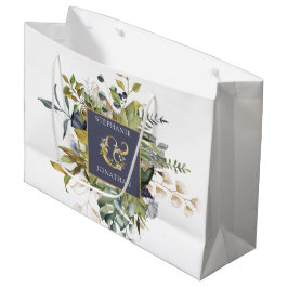 Modern Blommigt |Blått och Grönt med Ampersand Brö