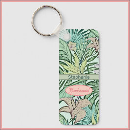 Modern Blommigt - Bridesmaid Keychain Nyckelring