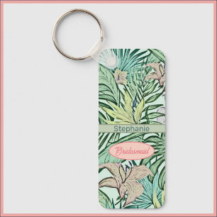Modern Blommigt - Bridesmaid Keychain Nyckelring