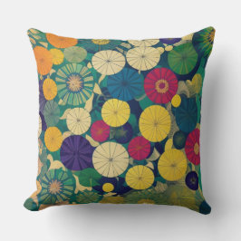 Modern Blommigt Dekorativ kudde