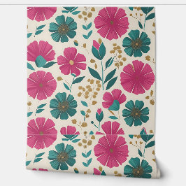 Modern Blommigt Dream Peel och Stick