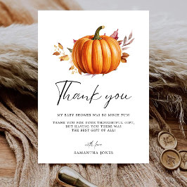 Modern Blommigt - fallskärm för barn Tack Kort