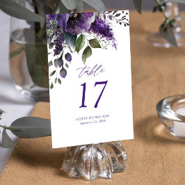 Modern Blommigt Garden Botanical Elegant bröllop Bordsnummer