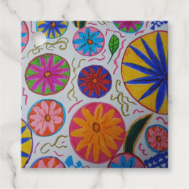 Modern Blommigt Gåvor Etiketter