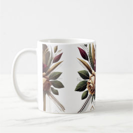 Modern Blommigt-kaffe Mugg