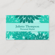 Modern Blommigt Kimono-utskrift, turkos, Teal & Aq