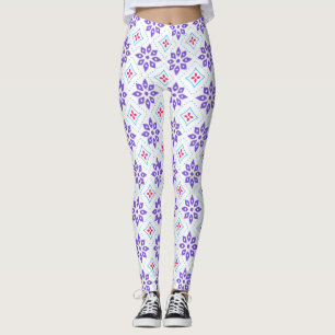 Modern Blommigt Leggings