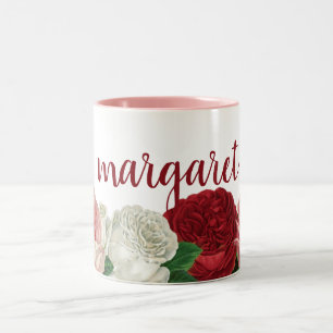 Modern Blommigt och Chic Coffee Mugg