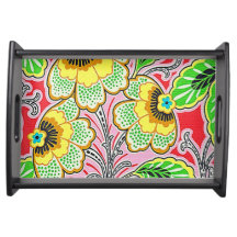 Modern Blommigt - serverfack