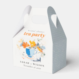 Modern Blommigt Tea Kopp Möhippa Tea Party Presentaskar