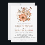 Modern Blommigt till hösten QR-kod Bröllop Inbjudningar<br><div class="desc">Modern höstinbjudan QR-Blommigtar QR-kod för bröllop. Blommigtar för automatisk färgad med bär-, blad- och elegant-typografi som du lätt kan anpassa med dina uppgifter. Lägg till din QR-kod på din svarssida på webbplatsen bröllop på baksidan genom att ersätta QR-koden på provet. Du kan skapa QR-koder för gratis online. Sök bara efter...</div>