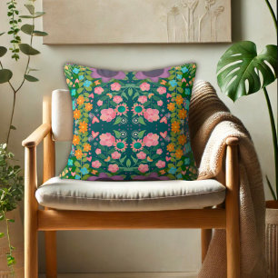 Modern Blommönster Colorful Söt Inspiritivity Kudde