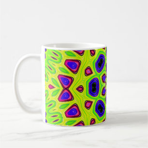 Modern blommönster. Raster illustration. Persia Kaffemugg