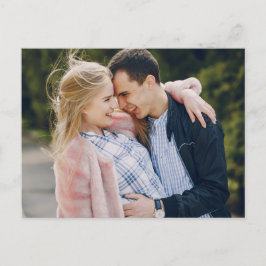 Modern blomsterakryl Bröllop Save The Date Meddelande Vykort