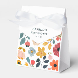 Modern blomsterförberedelse för bebis presentaskar