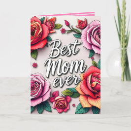 Modern blomsterlyx presentkollektion kort
