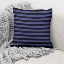 Modern Blue Black Stripe Mönster