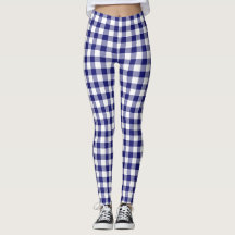 Modern Blue Classic Gingham Mönster