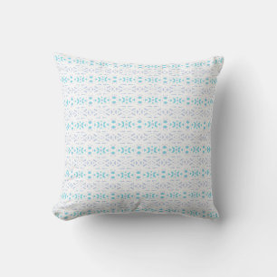 Modern Blue Geometric Mönster Pojke EKNursery Kudde