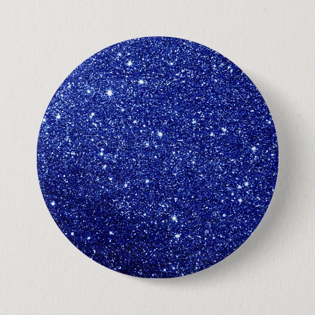 Modern Blue Glitter Knapp (Framsida)