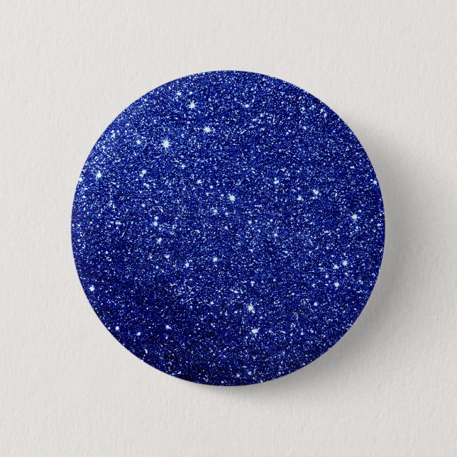 Modern Blue Glitter Knapp (Framsida)