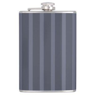 Modern Blue Grått Stripe Fickplunta