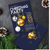 Modern Blue Guld glitter,, prydnadsjul, Party