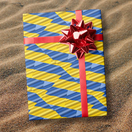 Modern Blue Gult Peace No war Ukraina Inspired Presentpapper