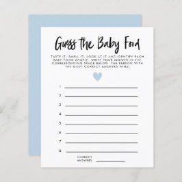 Modern Blue Heart gissar matstöten i Baby