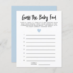 Modern Blue Heart gissar matstöten i Baby