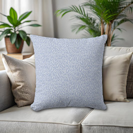 Modern Blue Heart Kudde