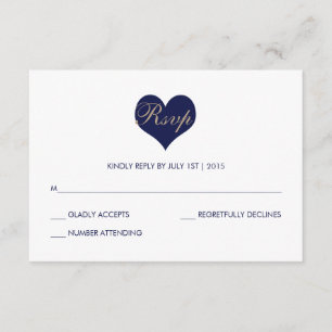 Modern Blue Heart och Rand - OSA kort