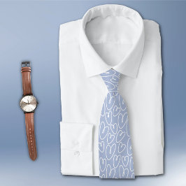 Modern Blue Heart Slips