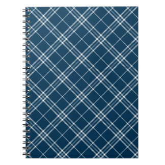 Modern Blue Klan Clark Tartan Play Anteckningsbok