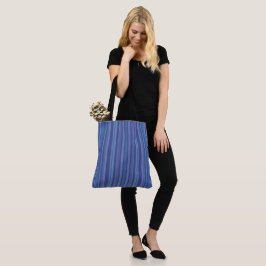 Modern Blue Lila Rand Tygkasse