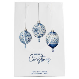 Modern Blue Nordic Stil Ornaments God jul