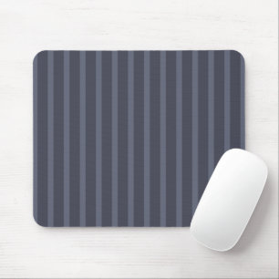 Modern Blue och Grått Stripe Mousepad Musmatta